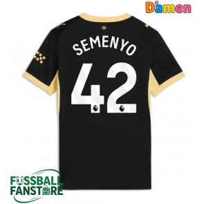 Manchester City Antoine Semenyo #42 Replik Auswärtstrikot Damen 2026-27 Kurzarm
